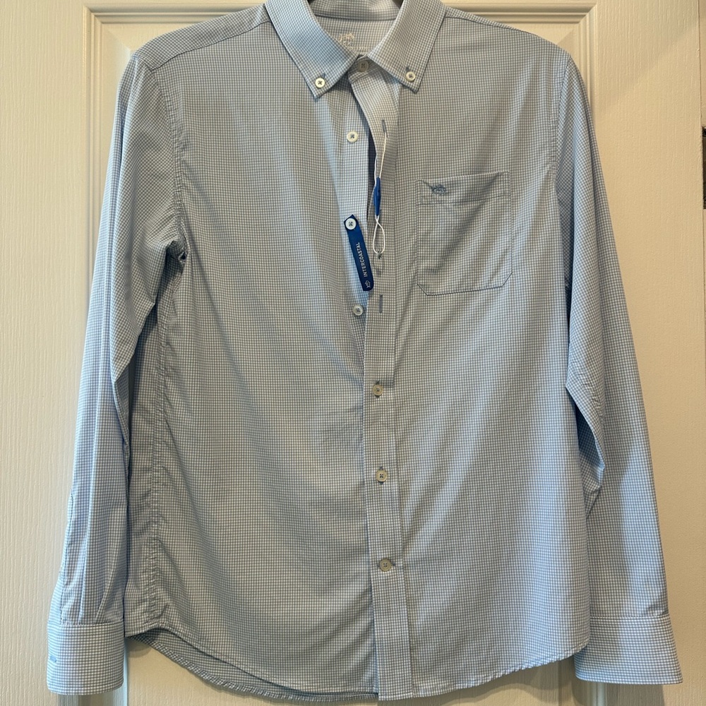 Southern Tide Light Blue Casual Button Down Shirt